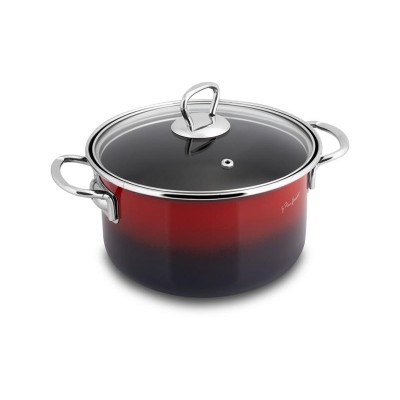Puodas LAMART LT1181 Email 2,4l su dangčiu-Troškinimo indai