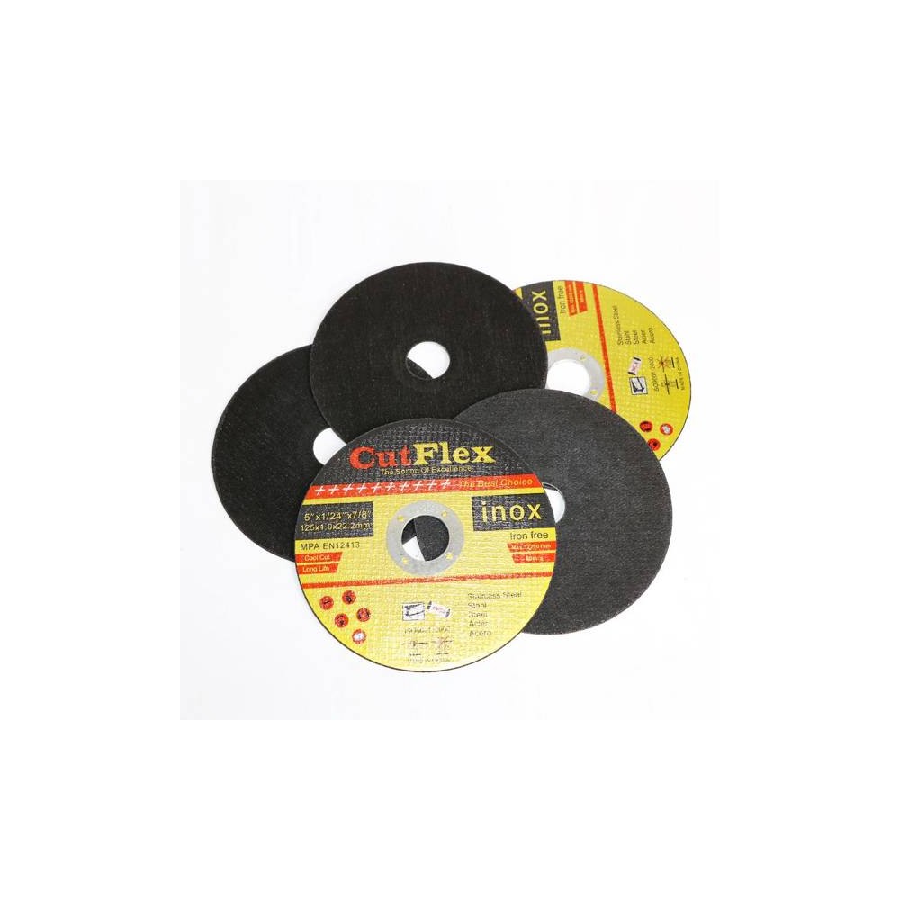 Metalo pjovimo diskas Inox 125x1,0x22,2 mm - 10200 APS/MIN -