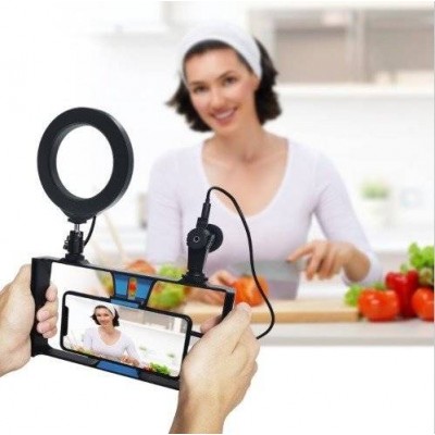 Puluz Vlog platforma su LED šviesa išmaniesiems telefonams