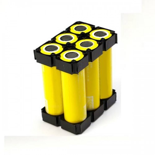 2x3 plastikinis dėklas Li akumuliatorių pakuotėms-Joninis 18650