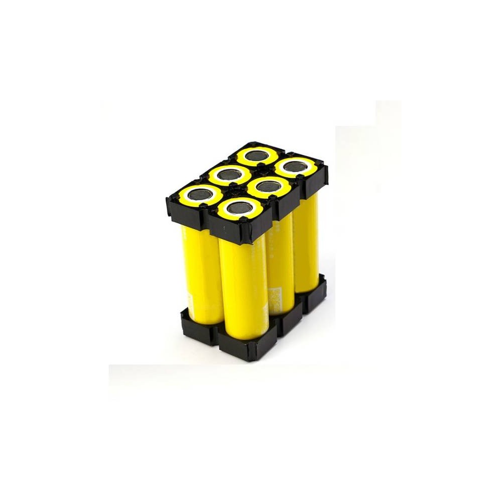 2x3 plastikinis dėklas Li akumuliatorių pakuotėms-Joninis 18650