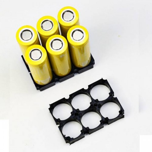 2x3 plastikinis dėklas Li akumuliatorių pakuotėms-Joninis 18650