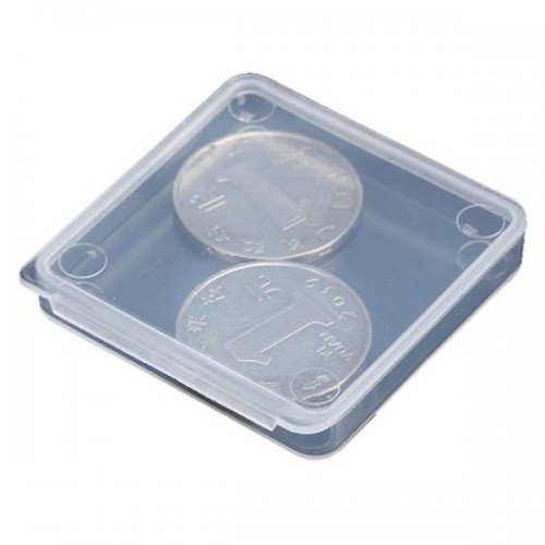 Organizatorius - Plastikinė dėžutė 47x47x8 mm - rakinamas