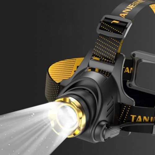 LED T6 priekinis žibintas - 18650 įkraunama baterija - su