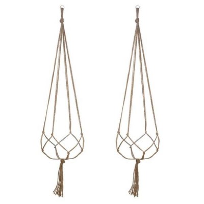 Kabantis gėlių laikiklis - 105 cm - Styginių pakaba - Macramé -