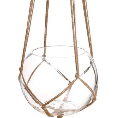 Kabantis gėlių laikiklis - 105 cm - Styginių pakaba - Macramé -