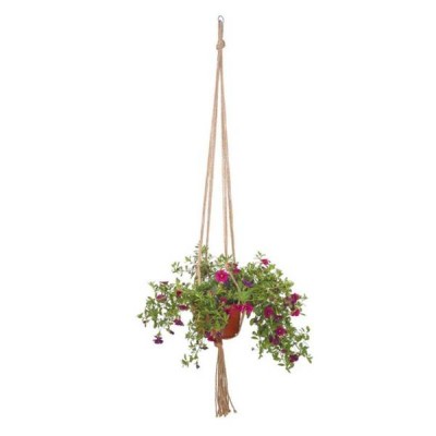 Kabantis gėlių laikiklis - 105 cm - Styginių pakaba - Macramé -