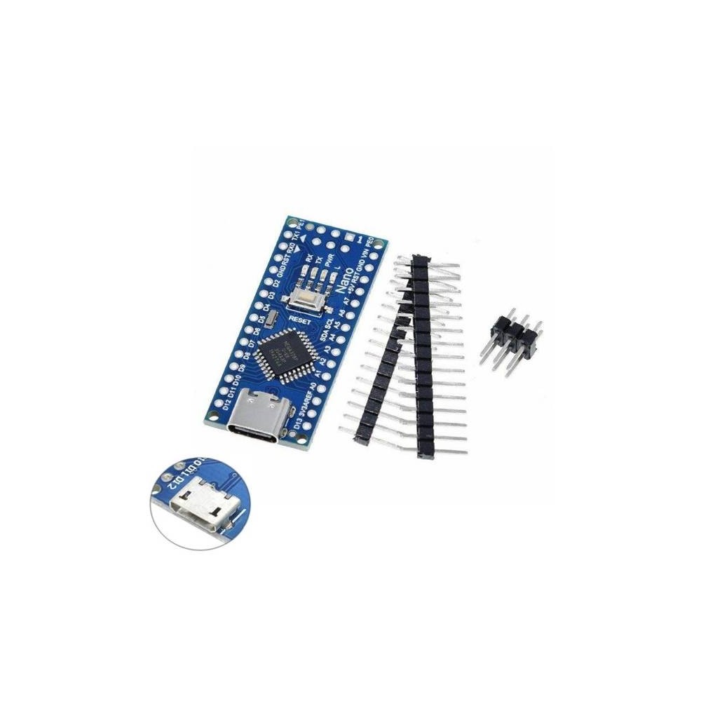 NANO V3.0 16MHz Micro USB - ATmega328P - CH340 - Klonas -