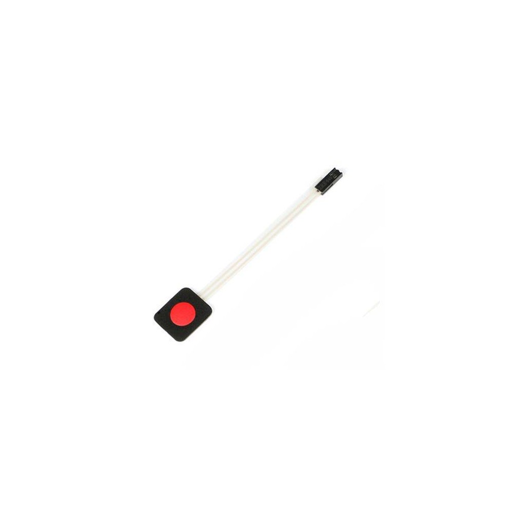 Membraninė klaviatūra DC12V - 1 raudonas raktas - lipnus