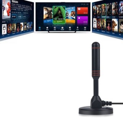 Skaitmeninė DVB kambario antena-T2 HDTV su 25 dBi stiprintuvu -