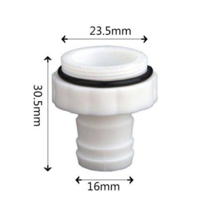 Čiaupo jungtis iš 23 mm sriegio į 16 mm kištuką - Greitoji
