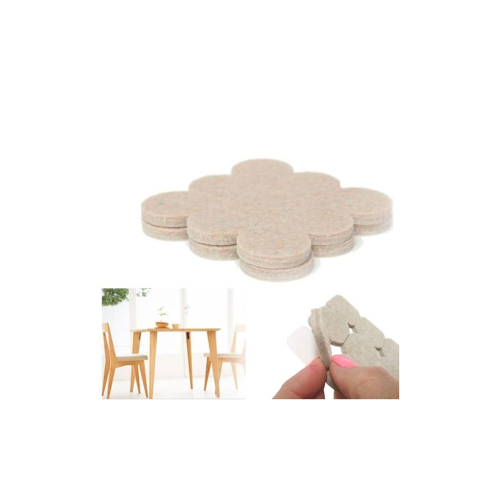 Veltinio pagalvėlės kojoms - apvalus 18mm x 32vnt - baldai -