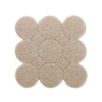 Veltinio pagalvėlės kojoms - apvalus 18mm x 32vnt - baldai -