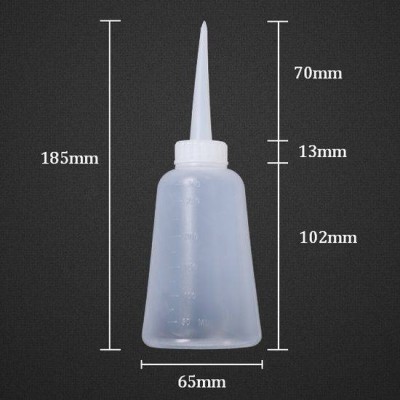 250 ml buteliukas su aplikatoriumi - skysčio dozavimo
