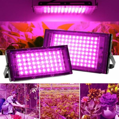 LED panelinė lempa 50W - 230V - visas spektras - augalams ir