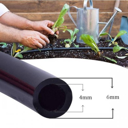 PVC vamzdis 4/6 mm - žarna - lašelinės drėkinimo sistemos