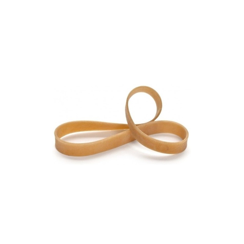 Gumos modeliavimas - 145 mm x 3 mm žiedas - su silikonu - rudos