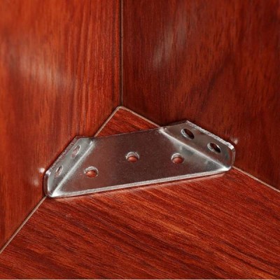 Lentynos kampinis laikiklis - 65 mm - nerūdijančio metalo