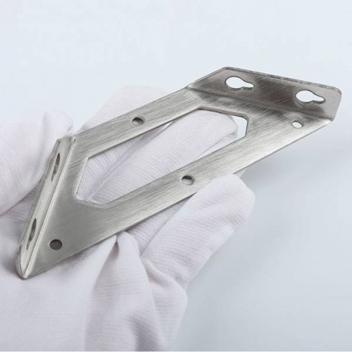 Lentynos kampinis laikiklis - 65 mm - nerūdijančio metalo Lentynos kampinis laikiklis - 65 mm - nerūdijančio metalo