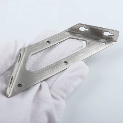 Lentynos kampinis laikiklis - 65 mm - nerūdijančio metalo