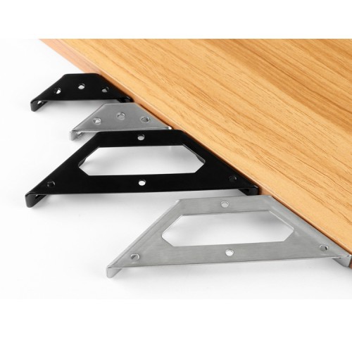 Lentynos kampinis laikiklis - 65 mm - nerūdijančio metalo Lentynos kampinis laikiklis - 65 mm - nerūdijančio metalo