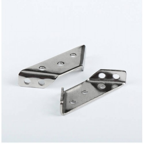 Lentynos kampinis laikiklis - 65 mm - nerūdijančio metalo Lentynos kampinis laikiklis - 65 mm - nerūdijančio metalo