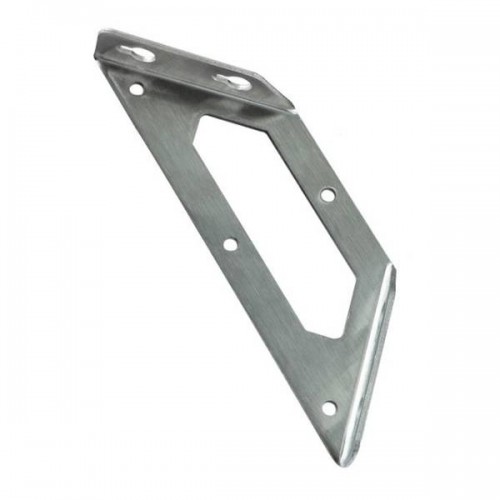 Lentynos kampinis laikiklis - 65 mm - nerūdijančio metalo Lentynos kampinis laikiklis - 65 mm - nerūdijančio metalo