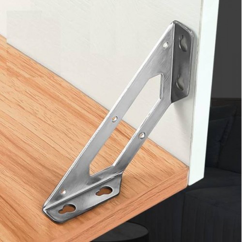 Lentynos kampinis laikiklis - 65 mm - nerūdijančio metalo Lentynos kampinis laikiklis - 65 mm - nerūdijančio metalo