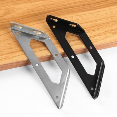 Lentynos kampinis laikiklis - 65 mm - nerūdijančio metalo