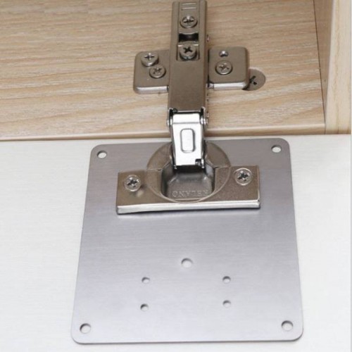 Vyrių remonto plokštė - 90x90 mm lakštinis metalas 1 mm - baldų