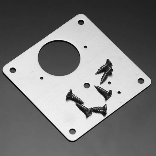 Vyrių remonto plokštė - 90x90 mm lakštinis metalas 1 mm - baldų