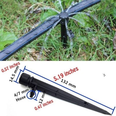 Purkštuvas su kaiščiu - lašintuvas su 8 skylutėmis 13 cm -