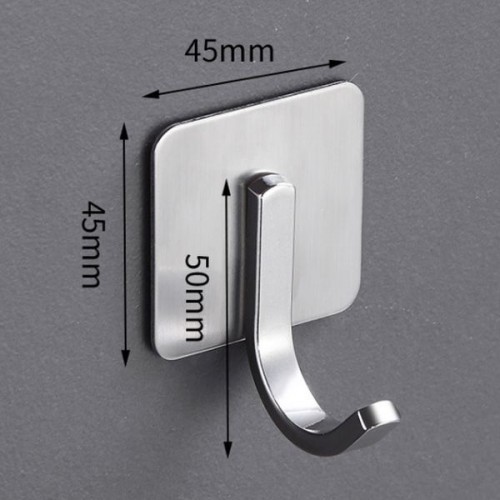 Lipnus kabliukas - viengubas kabliukas 45x45 mm - Blizgučių Lipnus kabliukas - viengubas kabliukas 45x45 mm - Blizgučių