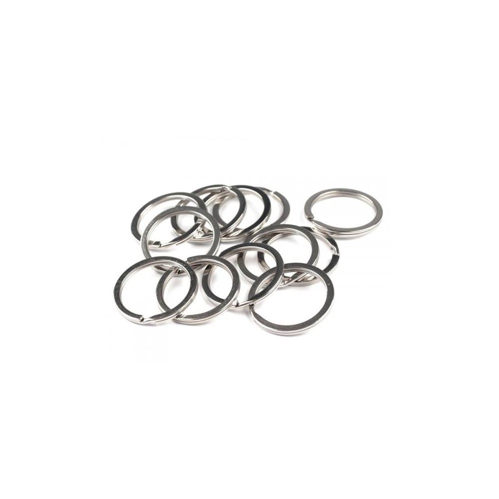 Spyruoklinis žiedas raktų pakabui - 35 mm x10 vnt - butas - Spyruoklinis žiedas raktų pakabui - 35 mm x10 vnt - butas -