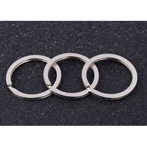 Spyruoklinis žiedas raktų pakabui - 35 mm x10 vnt - butas - Spyruoklinis žiedas raktų pakabui - 35 mm x10 vnt - butas -