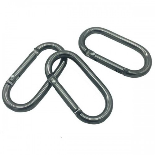 Ovalus kabliukas 50x24mm - Karabinas raktams - Sagtis - Ovalus kabliukas 50x24mm - Karabinas raktams - Sagtis -