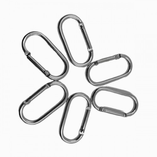 Ovalus kabliukas 50x24mm - Karabinas raktams - Sagtis - Ovalus kabliukas 50x24mm - Karabinas raktams - Sagtis -