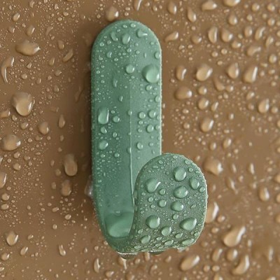Sieninis kablys - mėlyna - lipnus kabliukas - 56x17 mm -
