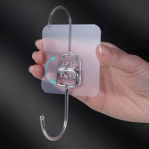 Lipnus kabliukas 60x60 mm - Blizgučių pakaba - Virtuvės Lipnus kabliukas 60x60 mm - Blizgučių pakaba - Virtuvės