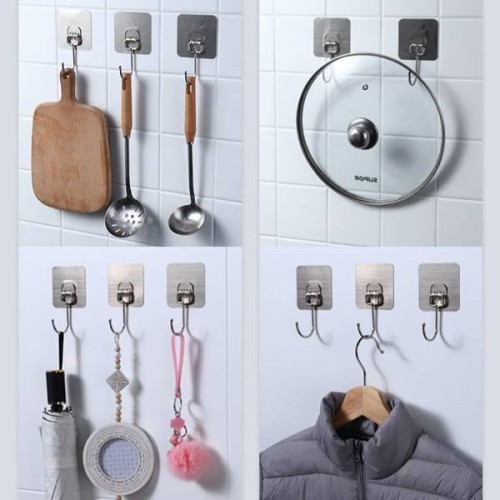 Lipnus kabliukas 60x60 mm - Blizgučių pakaba - Virtuvės Lipnus kabliukas 60x60 mm - Blizgučių pakaba - Virtuvės