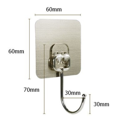 Lipnus kabliukas 60x60 mm - Blizgučių pakaba - Virtuvės