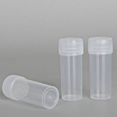 Mėginio ir kapsulės talpykla - 5 ml buteliukas - mini