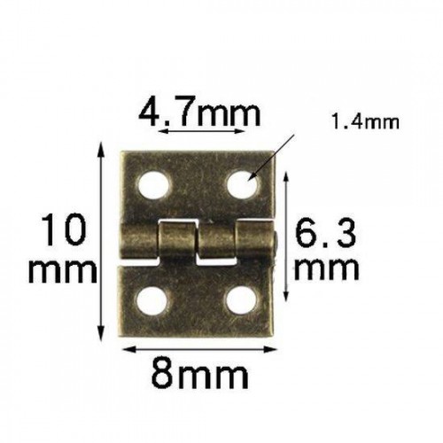 Žalvarinis lankstas 10x8 mm - mini modeliavimo lankstas -