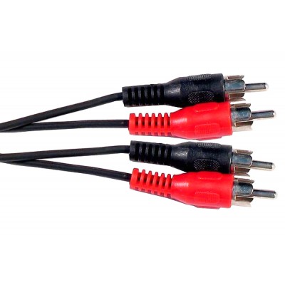 Kabelis 2xRCA jungtis/2xRCA jungtis 1,5 m-Kabeliai RCA