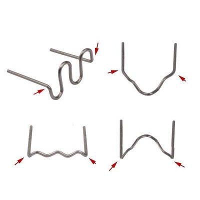Plastiko virinimo kabės 0,8 mm - Segtukas suvirinimo aparatui -