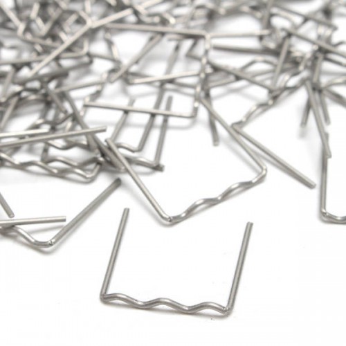 Plastikinės sąvaržėlės - plokščia 0,8 mm - Segtukas suvirinimo