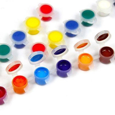 Plastikinė talpyklė 6x5ml cirkonams, dažams - kombinuoti