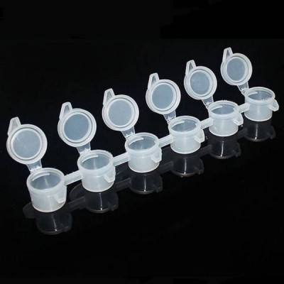Plastikinė talpyklė 6x5ml cirkonams, dažams - kombinuoti