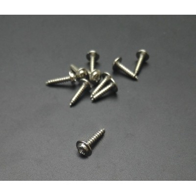 Varžtas su poveržle 1,7x5 mm - Skardos varžtas - 10 vnt -