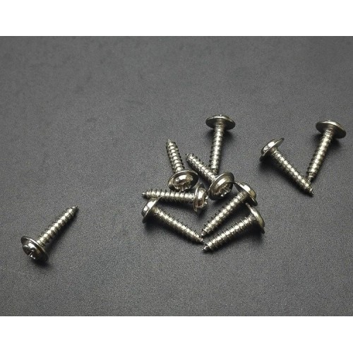 Varžtas su poveržle 1,7x5 mm - Skardos varžtas - 10 vnt -